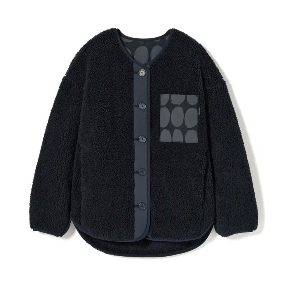 UNIQLO x MARIMEKKO Black Fleece Cardigan Jacket Women’s XL